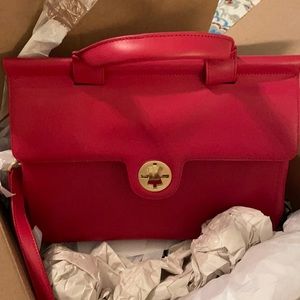 Red Jemma mini satchel
